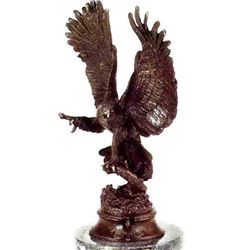 "EAGLE" BRONZE SCULPTURE -  MAX TURNER