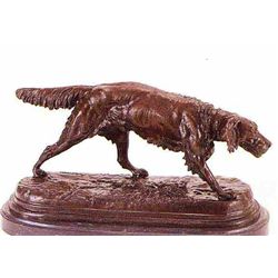 "SETTER" BRONZE SCULPTURE - MOIGNIEZ
