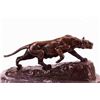 Image 1 : "LIONESS" BRONZE SCULPTURE - BONHEUR