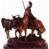 Image 1 : "COSSACK PLUNDER" BRONZE SCULPTURE - LANCERAY