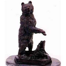 "GRIZZLY" BRONZE SCULPTURE - LIBERICH