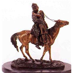 "FAREWELL" BRONZE SCULPTURE - AAHEDE