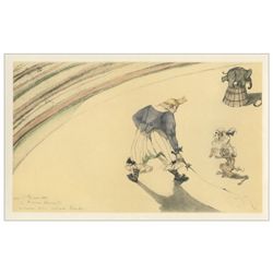 Toulouse-Lautrec lithograph | Circus "Clown dresseur"