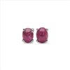 Image 1 : Ruby & Sterling Silver Earrings.