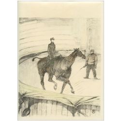 Toulouse-Lautrec "Travail de repetition" lithograph | Circus