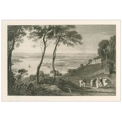 J. M. W. Turner "Devonport" engraving