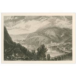 J. M. W. Turner "East and West Look" engraving