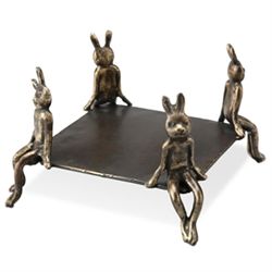 BUNNY SQUARE CANDLE HOLDER