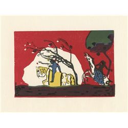Wassily Kandinsky Original color Woodcut