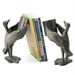 READING DUCK BOOKENDS