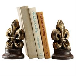 FLEUR DE LIS BOOKENDS