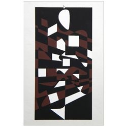 Victor Vasarely color silkscreen, 1961