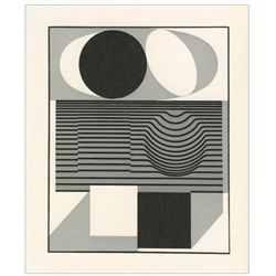 Victor Vasarely serigraph "Ondho", 1961