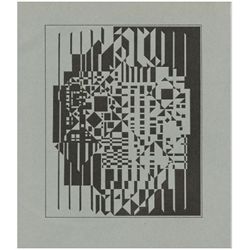 Victor Vasarely serigraph 1961