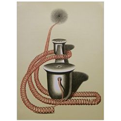 Konrad Klapheck Original Lithograph