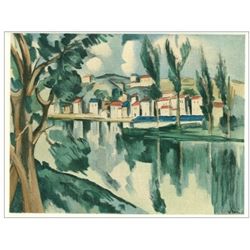 Maurice de Vlaminck lithograph "The Harvest"
