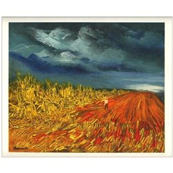 Maurice de Vlaminck lithograph "Self Portrait"