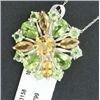 Image 1 : CITRINE & PERIDOT PENDANT 10KW