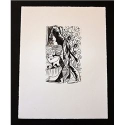 PICASSO 1970 "LE GOUT DE BONHEUR" LITHOGRAPH