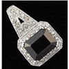 Image 1 : 3 CTW GARNET & DIAMOND PENDANT 10KW