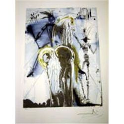 DALI  DON QUIXOTE  LITHOGRAPH - LIMITED EDITION