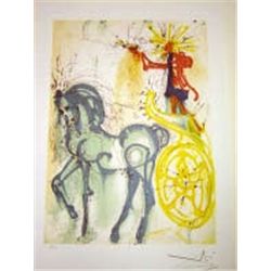 DALI "LE CHEVAL DE TRIOMPHE" LITHOGRAPH - LIMITED EDITION