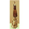 Image 3 : CHIPARUS - "BOOK LADY" -BRONZE AND IVORY SCULPTURE