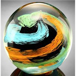 ART GLASS SPHERE / PAPERWEIGHT