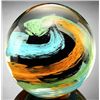 Image 1 : ART GLASS SPHERE / PAPERWEIGHT