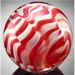 ART GLASS SPHERE / PAPERWEIGHT