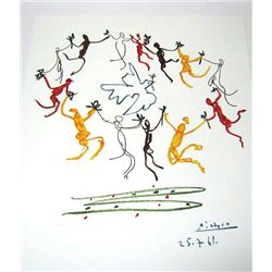 PICASSO "LE RHONDE" LITHOGRAPH