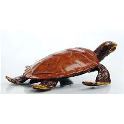 SEA TURTLE BRONZE SCULPTURE