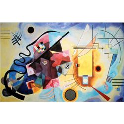 KANDINSKY "YELLOW, RED AND BLUE" LTD ED LITHOGRAPH
