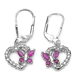 6.21ctw Genuine Ruby .925 Sterling Silver Pendant