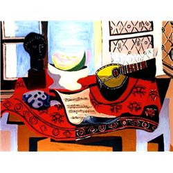 PICASSO "STILL LIFE WITH MANDOLIN"