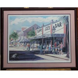KENNEDY "SLOPPY JOES BAR" HAND SIGNED