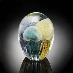 ART GLASS 3 COLOR JELLYFISH GLOW IN THE DARK