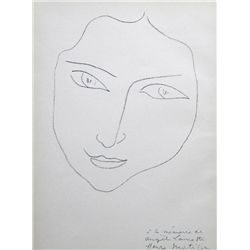 ANTIQUE MATISSE LITHOGRAPH 1943