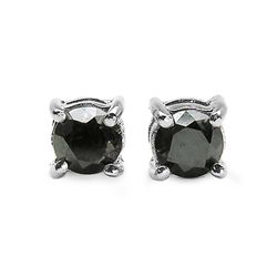 8.72ctw Genuine Blue Topaz & White Topaz .925 Sterling Silver Pendant