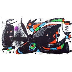 RARE MIRO ORIGINAL LITHOGRPH "GREAT BRITAIN"