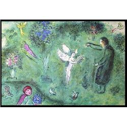 CHAGALL 1977 "DAPHNIS AND CHLOE" LITHOGRAPH