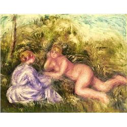 RENOIR  "APRES LA BAIN" ETCHING