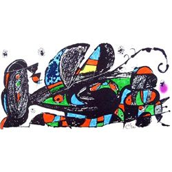 RARE MIRO ORIGINAL LITHOGRPH "IRAN"