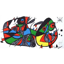 RARE MIRO ORIGINAL LITHOGRPH "ITALY"