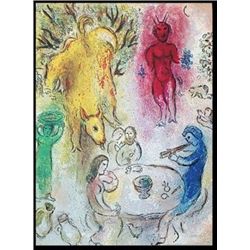 CHAGALL 1977 "DAPHNIS AND CHLOE" LITHOGRAPH