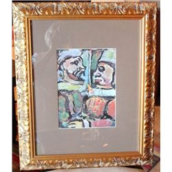 ROUAULT "LES DEUX" LITHOGRAPH