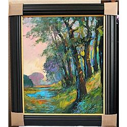 SCHOLFIED ORIGINAL OIL ON CANVAS