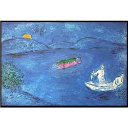 CHAGALL 1977 "DAPHNIS AND CHLOE" LITHOGRAPH
