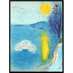 CHAGALL 1977 "DAPHNIS AND CHLOE" LITHOGRAPH