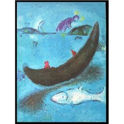 CHAGALL 1977 "DAPHNIS AND CHLOE" LITHOGRAPH